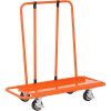 VEVOR Drywall Cart, 3000 LBS Panel Dolly Cart with 45.28" x 21.8" Deck and 5" Swivel Wheels, Heavy-Duty Drywall Sheet Cart, Handling Wall Panel, Sheet