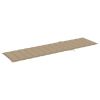 Sun Loungers 2 pcs with Beige Cushion Solid Teak Wood