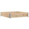 Garden Planter 39.4"x39.4" Solid Pine Wood