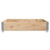 Garden Planter 39.4"x39.4" Solid Pine Wood