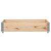 Garden Planter 39.4"x39.4" Solid Pine Wood