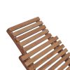 Folding Sun Loungers 2 pcs Solid Teak Wood