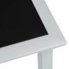 Sun Loungers 2 pcs with Table Aluminum Cream