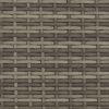 Double Sun Lounger with Canopy and Cushions Gray Poly Rattan