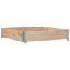 Garden Planter 39.4"x39.4" Solid Pine Wood