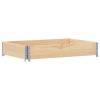 Garden Planter 47.2"x31.5" Solid Pine Wood
