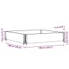 Garden Planter 39.4"x39.4" Solid Pine Wood