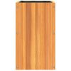 Garden Planter 13.8"x13.8"x23.6" Solid Wood Acacia