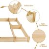 U-Shaped Wooden Garden Raised Bed for Backyard and Patio