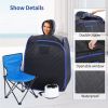 Portable Sauna, Personal Sauna for Home with 2L Steam Generator, Personal Sauna Tent, Portable Steam Sauna Box with Remote Control, Steam Saunas for H