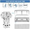 10x20 EZ Pop Up Canopy Outdoor Portable Party Folding Tent with 6 Removable Sidewalls + Carry Bag + 4pcs Weight Bag