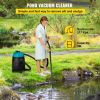 VEVOR Pond Vacuum Cleaner, 1400W Motor in Single Chamber Suction System, 120V Motor w/15 ft Electric Wire, 4 Brush Heads, 4 Extended Tubes, 1 Filter B