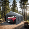 12x20ft heavy duty outdoor portable garage ventilated canopy carports