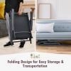 Patio Foldable Chaise Lounge Chair with Backrest and Footrest