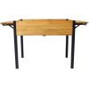 Raised Garden Bed, Metal Leg Wood Planter Boxes with Folding Storage Shelf,Elevated Planter Box for Growing Fresh Herbs, Vegetables, Flowers Great for