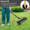 Manual Lawn Aerator with Detachable Handle for Household