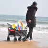 Folding Wagon Garden Shopping Beach Cart